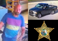 Picture of suspect and truck